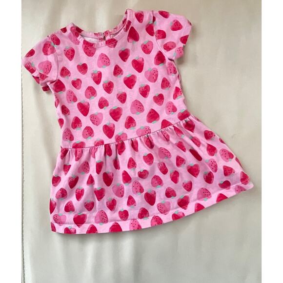 Short Sleeve A-Line Summer Dress Size 12 Month - Picture 4 of 6